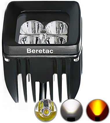 Evigreen Safety Warning Light 2PCS 20w Led Dually Pod for Off Road Driving, SUV, Boat, Jeep headlight