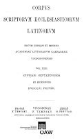 Cyprianus Gallus - Heptateuchos, Fragmenta, de Sodo 370017490X Book Cover