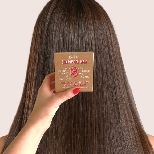 Earth Is... Shampoo Bar - All Hair Types – Mild Natural Shampoo – Eco-Friendly – Plastic Free - Ph-Balanced – Vegan – Sulfate Free – Biodegradable – Zero Waste, 3.7 Oz (Berry Blend With Raspberry) #TOP5
