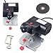 45° Miter Mini Benchtop Cut-Off Saw,Hobby Crafts Mini Cuts Wood Metal W/Clamping Tool,Adjustable Cutting Angle & 7800r/Min For Metal Wood Plastic. (Black)