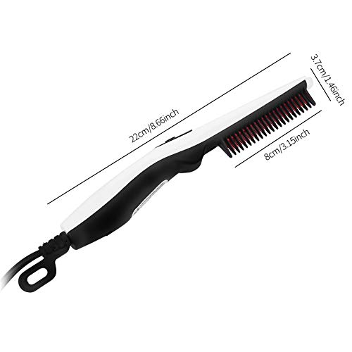 Cepillo alisador eléctrico OZK para barba y cabello miniatura 7