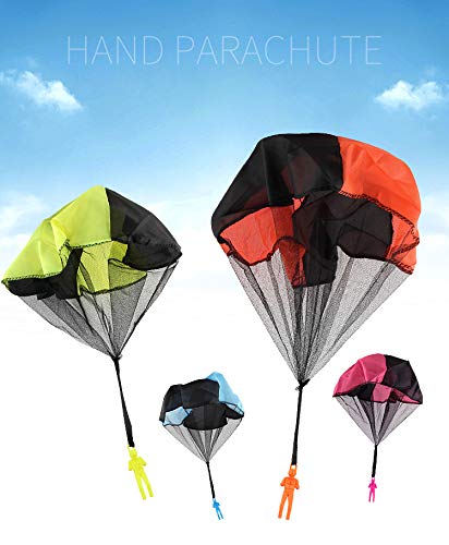 Parachute Toy, Tangle Free Throwing Toy Parachute, Outdoor Children's Flying Toys, No Battery nor Assembly Required (4 Pieces Set)