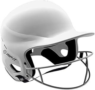 RIP-IT | Vision Pro Softball Batting Helmet | Matte | White | Lightweight Women's Sport Equipment