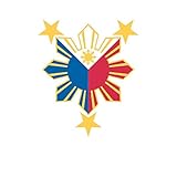 ION Graphics Filipino Pride Star Sun Sticker Die Cut Decal Vinyl Philippines 5' Bumper Locker Laptop Window - Sticks to Any Surface