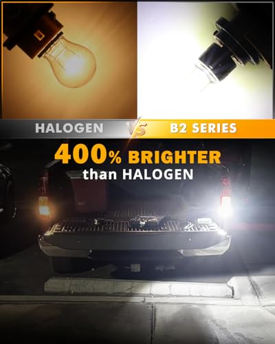 Image of Auxbeam 2026 B2 Series 1156 LED Bulbs White Backup Reverse Light