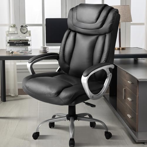 COMHOMA Ergonomic Office Chair Home Office Desk Chairs Comfy Back...