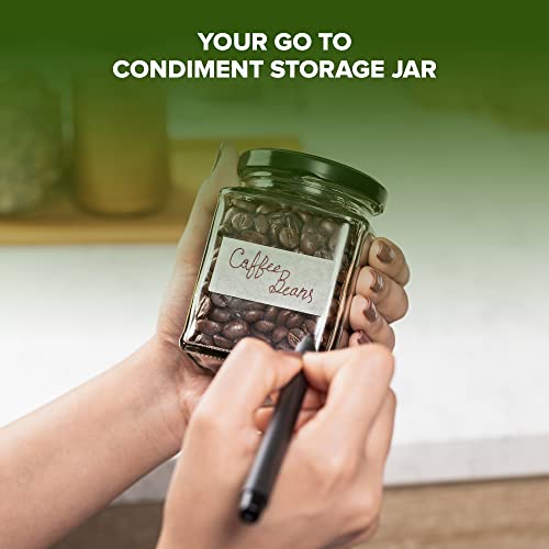 Image of SAND DUNE 250 ml Each Storage Glass Jar Set, Transparent | BPA Free | Storage Jar Containers /Barni for Kitchen for Aachar Pickle, Dry Fruits and Spices (250 ml, Pack of 3)