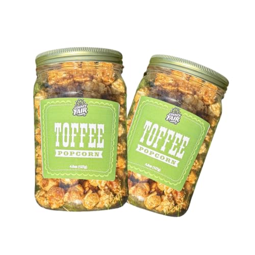 Buttery Toffee Caramel Corn Mason Jar