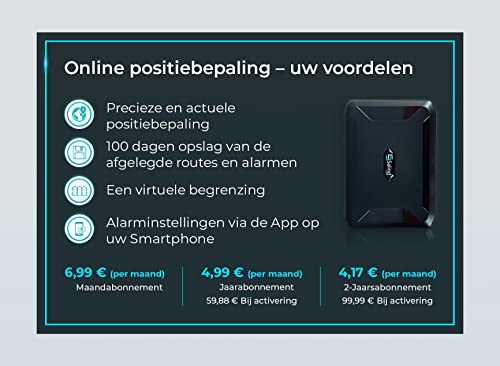 SALIND GPS Tracker met magneet - Geschikt voor auto's, machines, boten en meer met een batterij die het 90 dagen… - Image 7