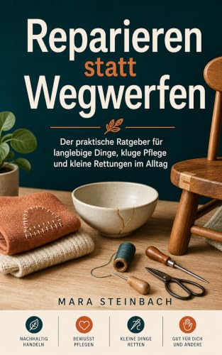 Reparieren statt Wegwerfen: Der praktische Ratgeber für langlebige Dinge, kluge Pflege und kleine Rettungen im Alltag