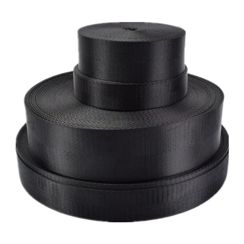 YunYunStrap 2 Inch Nylon Webbing Strap, 10 Yard Heavy Duty Webbing Roll, Nylon Strapping for Bags, Belt, Backpack, DIY Crafting, Repairing