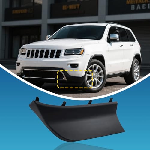 Image of 68421752AA Front Right Fascia Spat Compatible with Jeep Grand Cherokee L 2021-2024 Right Side Stone Deflector Splash Guard