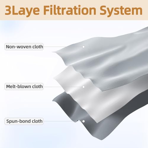 Image of 8 Pack Dust Bags for Eufy X10 Pro Omni & X8 Pro with Self-Empty Station Robot Vacuum Cleaner Bags, Robot Replacement Bag Accessories Part,Large Capacity