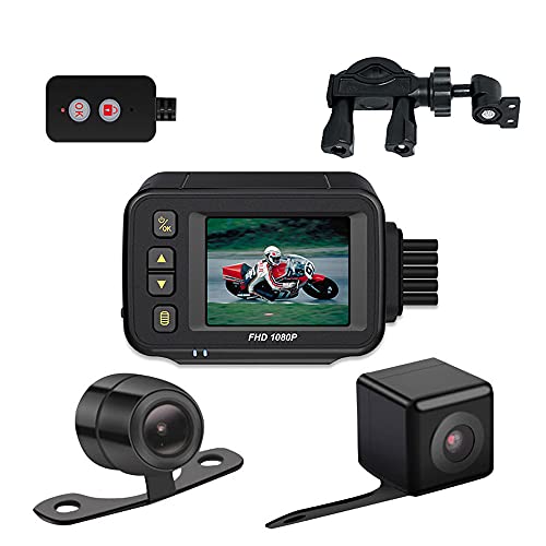 バイク用 ドライブレコーダー•モニター Amazon.co.jp: バイク用前後車載カメラ＋レコーダーセット 2インチ液晶
