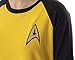 Star Trek Original Series Women's Juniors Costume Raglan Sleep Shirt Nightgown Pajama Top (Kirk, 2XL)