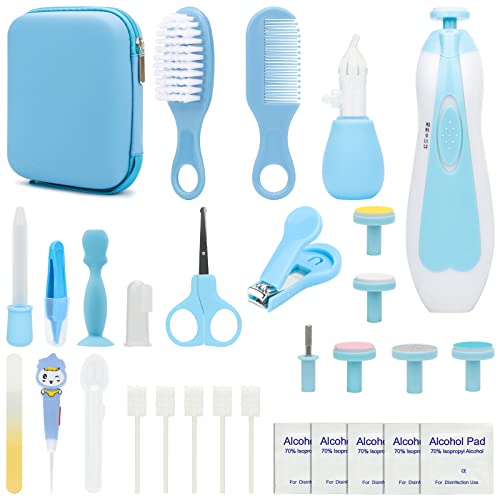 Image of Baby Grooming and Healthcare Kit, Safety Baby Care Kit, Upgraded Baby Health Care Kit for Newborn, Portable Baby Kit (Green)