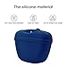 AUDWUD Silicone Dog Treat Pouch,Clip on Portable Training Container,Convenient Magnetic Buckle Closing and Waist Clip,No BPA