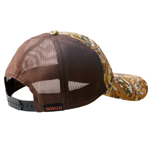 Nomad Men's Standard Camo Hunting W Adjustable Mesh Back Cap, Khaki-Dove Patch, One Size #TOP1