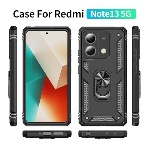 Coque Redmi Note 13 5G coque rigide de protection antichoc Svart - 2