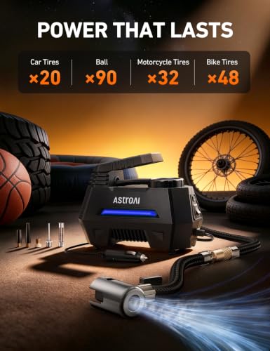 AstroAI AIRUN H Blue Tire Inflator