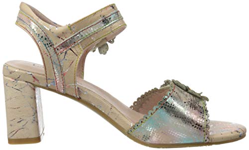 LAURA VITA Heco 12, Sandali con Tacco Donna, Rosa