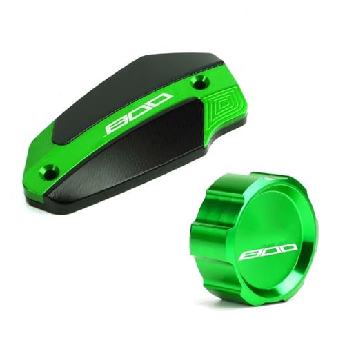 Tapa de depósito para Kawasaki Z800 2013-2016 delantera y trasera en verde