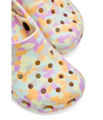 Image of Crocs Unisex-Child Classic Watercolor Marbled Clog