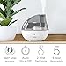 Pure Enrichment MistAire Silver Ultrasonic Cool Mist Humidifier for Bedroom, Office, Nursery & Indoor Plants - Lasts Up to 25 Hours, Whisper-Quiet Operation, Optional Night Light, & Auto Shut-Off
