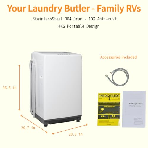 Image of Pro+ 1.8 Cu.Ft Top Load Washer | 6 Auto Programs Quiet Motor | UL Certified Portable Washing Machine Compact Laundry for Small Apartments, Dorms, RVs