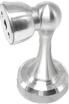 Magnetic Door Stop Door Stopper Strong Magnetic Door Catch for Hold Door Open, Anti-Rust, Heavy Duty for Various Door Types, Wall & Floor Mount 4"
