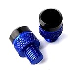 ZcerA Compatibile con 502 502X 251 TNT 125 300 600 500 250 Vite Tappo Foro specchietto retrovisore CNC in Senso orario for Moto(Blue)