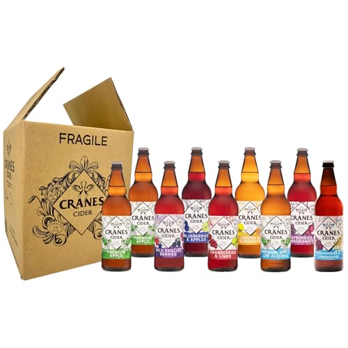 Cranes Cider Bundle 9 x 500ml selection of ciders