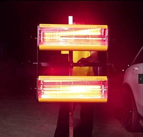 Miniatura 5 de Solary Lámpara de curado de pintura infrarroja - 2100 W 110 V de onda corta lámpara de pintura infrarroja para hornear, herramienta de reparación de