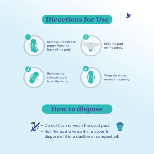 Image of BLISSNATURAL Ultra Soft Sanitary Pads XXL | 18 Pads (3 Pack of 6) | Heavy Flow | 320mm Extra Coverage | All Night Comfort, Rash-Free & Leakproof | Plant-Based