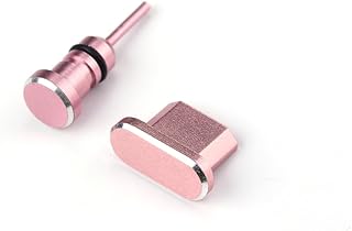 NUOBESTY 2Piezas De Polvo para Conectores Micro USB Color Rosa Dorado Compatible con Plus y Honor