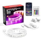 SwitchBot LED テープライト3 Alexa Matter対応 - スイッチボット 間接照明 RGB 1600万色 高輝度 電球色 昼白色 昼光色 マルチカラー 無段階 調光調色 Wi-Fi Bluetoothに対応 5m 切断可能 PUコーティング Alexa Google Home Siriに対応