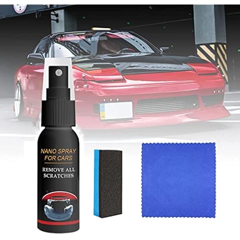 Nano Spray Car Scratch Repair, Car Scratch Repair Nano Spray, Polishing Nanocoating Agent, Fast Repairing Scratch Spray - Scratch Removal for All Car Body (30ML,A) Cover