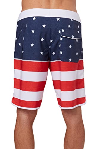 O'NEILL Mens Hyperfreak Apollo Swim Red White Blue3