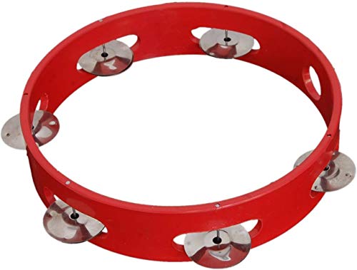 Image of NCR EXPORT.CO Khanjari 7 inch Tambourine Hand Percussion Musical Instrument, Green