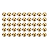 #US 50pcs Precision Solid Brass Bearing Balls 4.5mm Industrial Ball Spheres