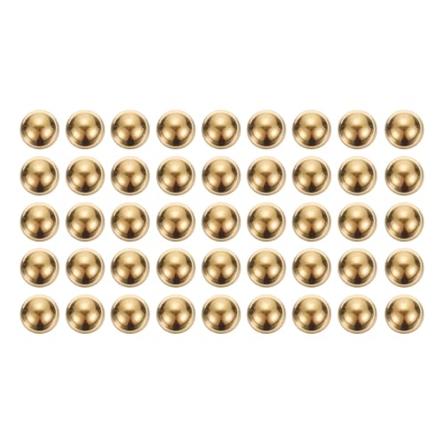 #US 50pcs Precision Solid Brass Bearing Balls 4.5mm Industrial Ball Spheres