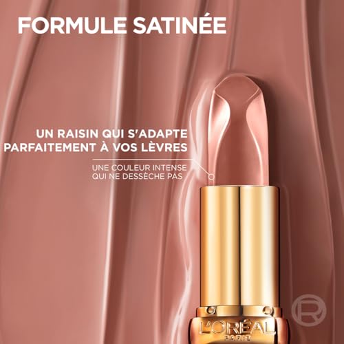 À Lèvres Satin Nude Teinte Worth It 570 Color Riche 'oreal Paris Le À Lèvres - vue 6