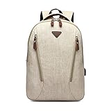 FANDARE Mochila de Viaje para Ordenador Portátil 12.9 Pulgadas 10L Mochila de Negocios con Puerto de Carga USB para Hombre y Mujer para Trabajo Deporte y Viaje Albaricoque