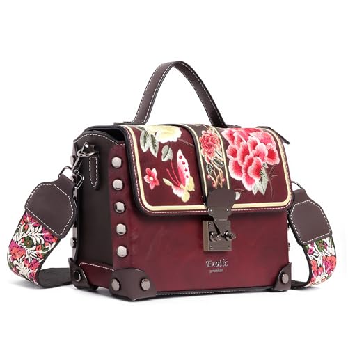 Image of EXOTIC Premium Embroidery Design Boxy type Shoulder Bag For Women's