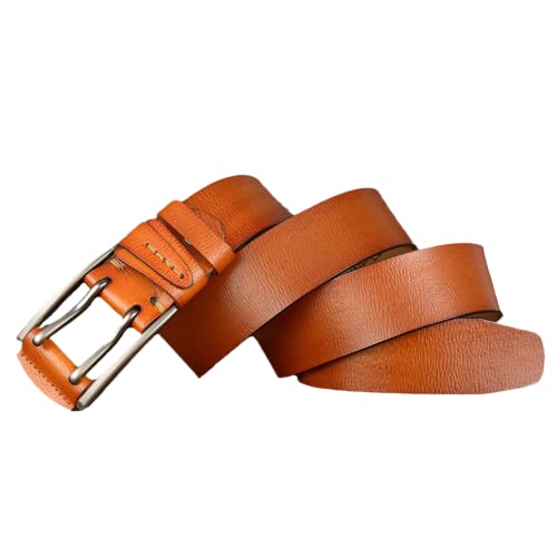 Ceinture double griffe en cuir souple fait main pour jeans
