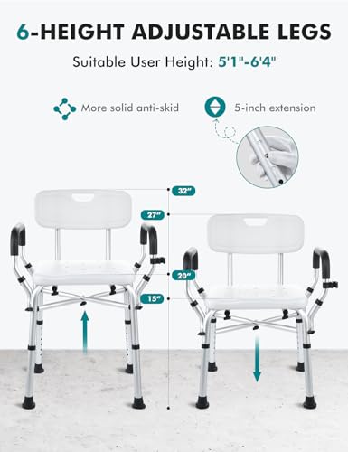 Vfauosit Shower Chair For Inside Shower thumb #4