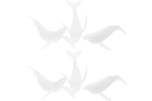 Milisten 6-piece Mini Whale Silicone Resin Molds for DIY Jewelry and Crafts