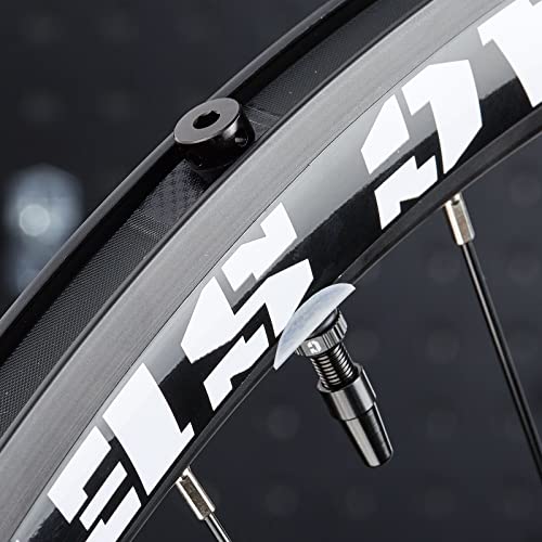Image of Corki Cycles Tubeless Presta Valve Stem 40 44 55 60 80 100mm with 2PCS Valve Core and 2PCS Remover Tool (Black Red Gold Rainbow)