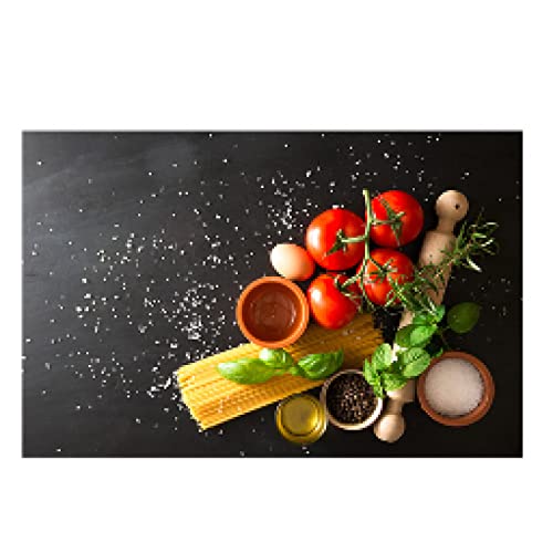 Peinture Toile Légumes Grains 40x60cm Décoration Murale Scandinave pour Cuisine