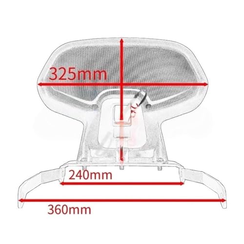 Dossier passager ADV350 coussin de dossier arrière modifié confort - 4